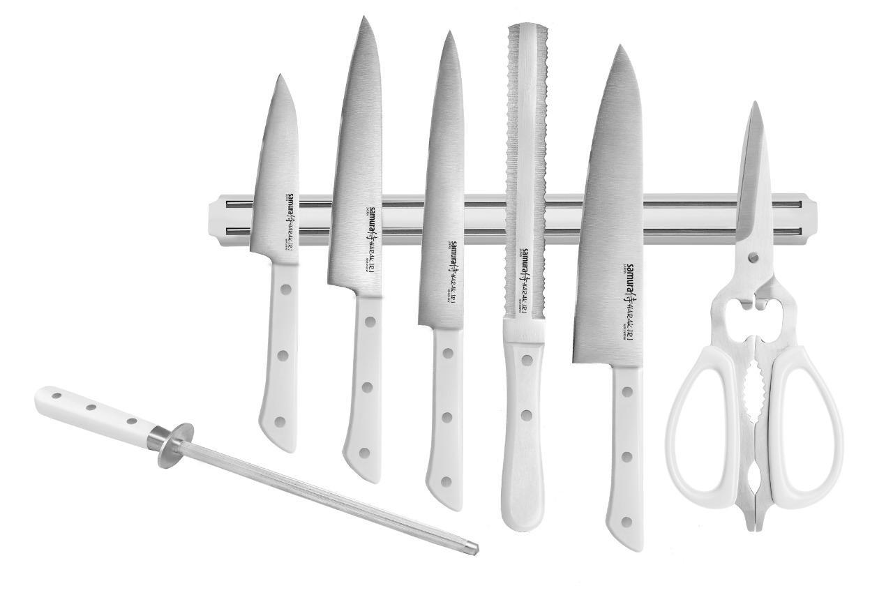 картинка Набор ножей Super Set 8 в 1 Samura Harakiri SHR-0280W от магазина На Огне