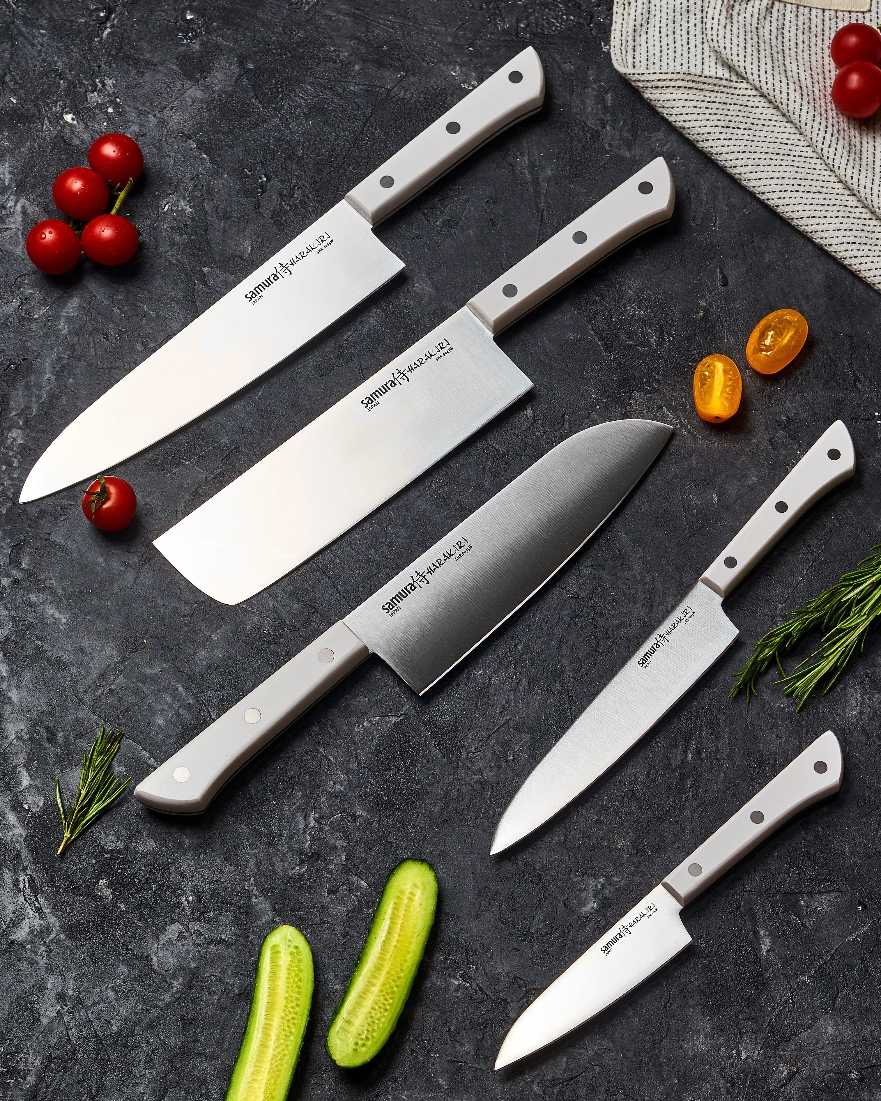 картинка Набор из 5-ти ножей Samura Harakiri SHR-0250W от магазина На Огне