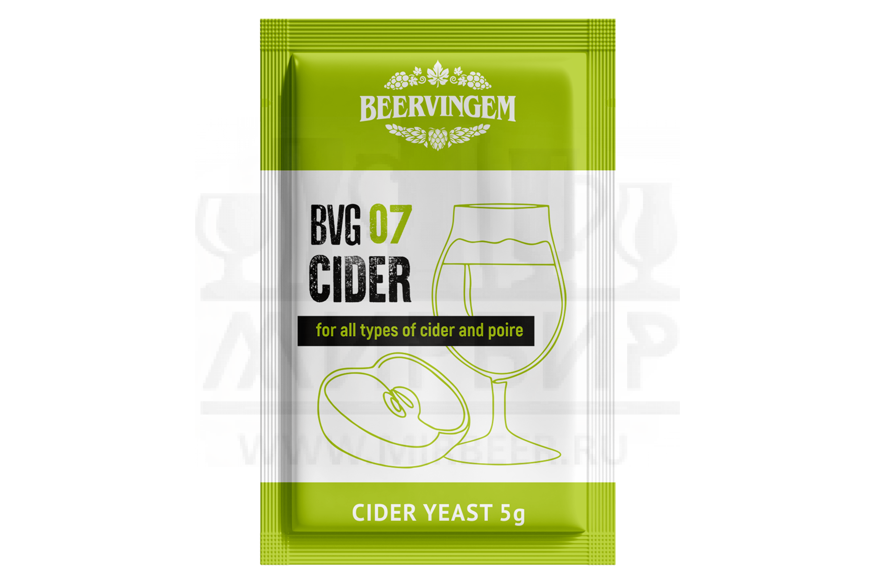 картинка Дрожжи для сидра Beervingem "Cider BVG-07", 5 г от магазина На Огне