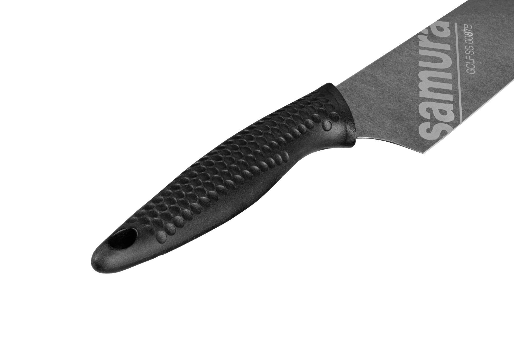 картинка Гранд Шеф нож Samura Golf Stonewash SG-0087BK 240 мм  от магазина На Огне
