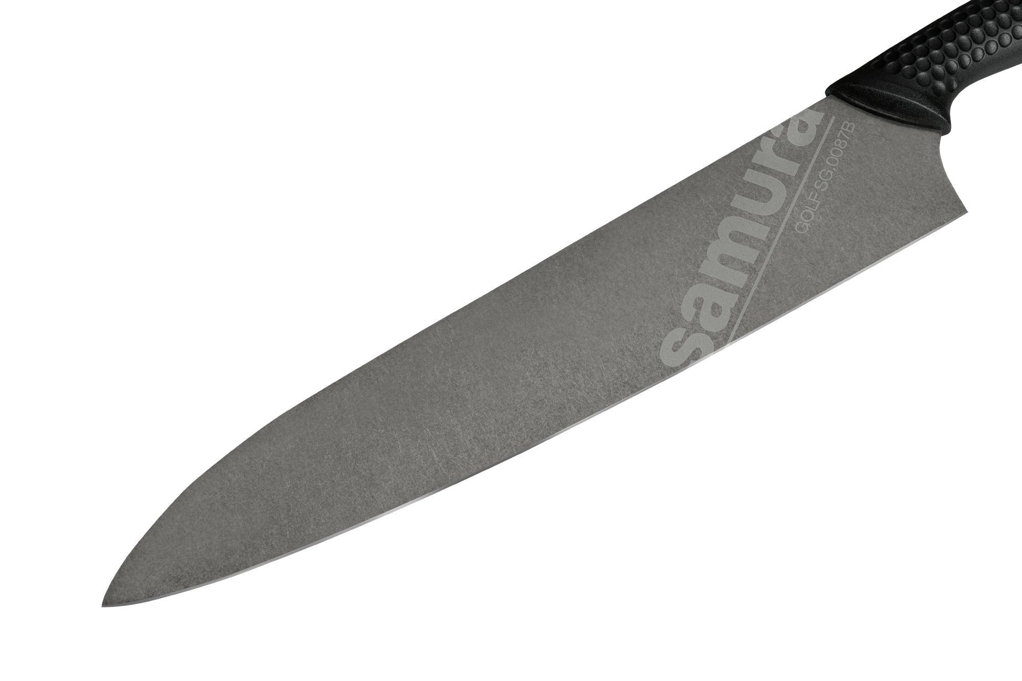 картинка Гранд Шеф нож Samura Golf Stonewash SG-0087BK 240 мм  от магазина На Огне